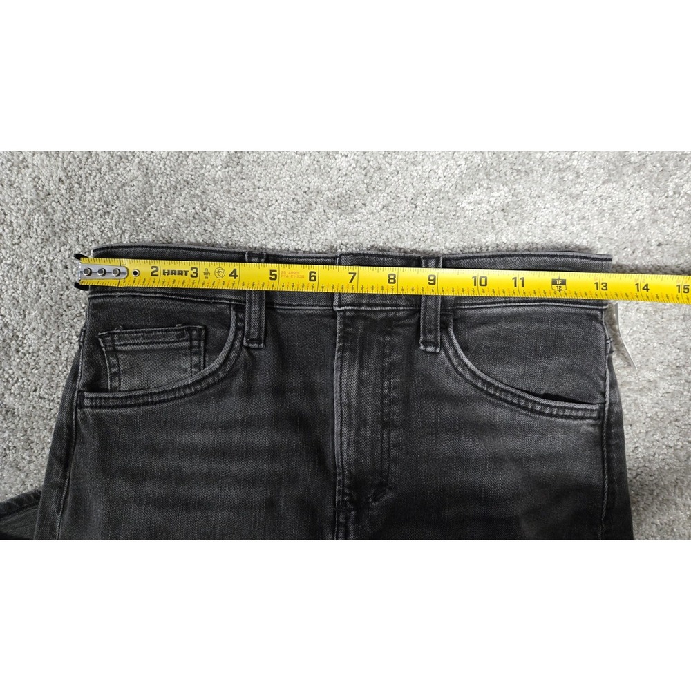 Joe's Jeans Faye Maxi Skirt Faded Black Denim High Rise Long Skirt Women's Sz 25 - Picture 6 of 9